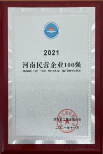 洛阳乐动网站强势入围2021河南民营企业100强榜单