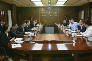 乐动网站集团河南区猪肉食品事业召开2023年一季度工作总结检讨会议